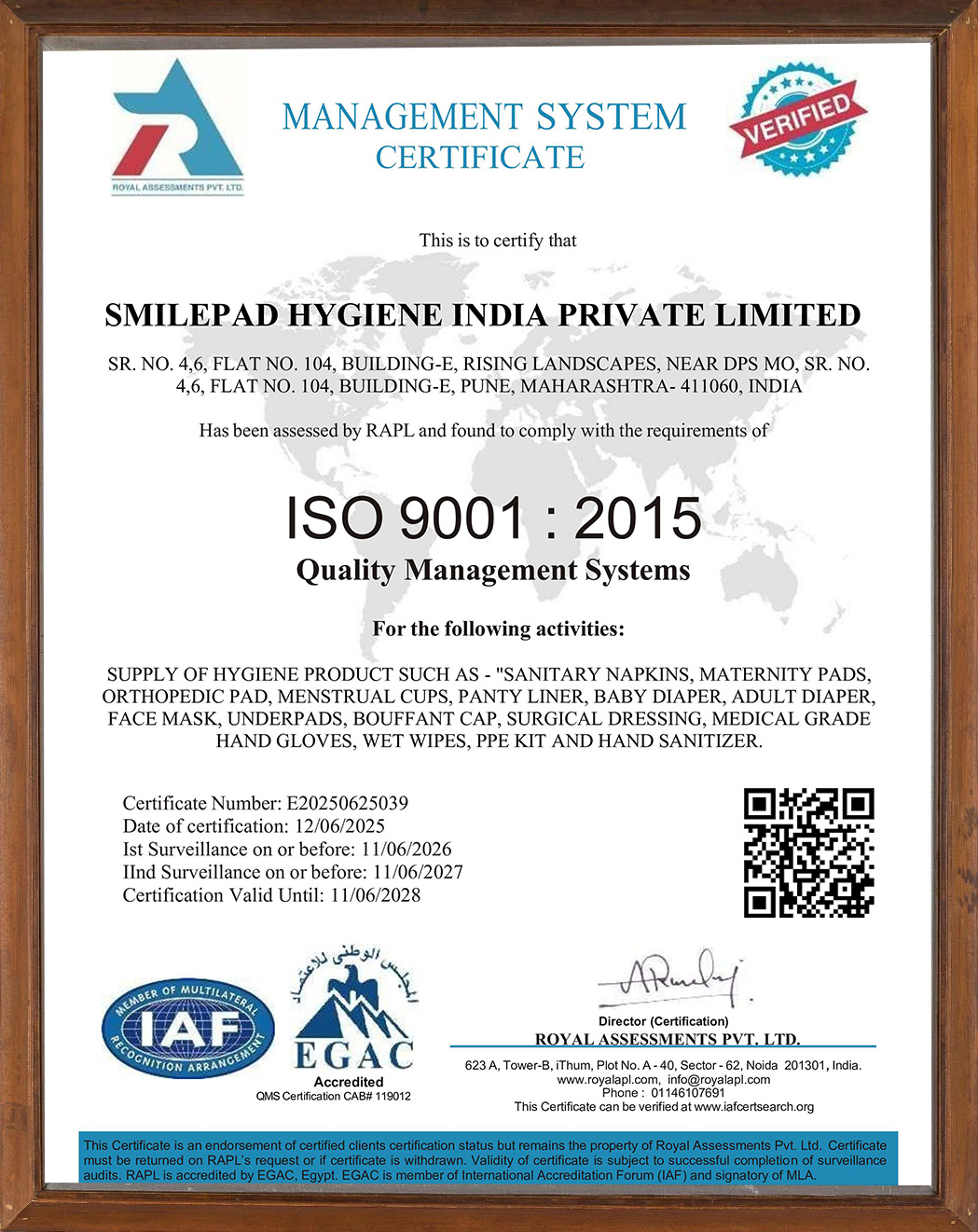 Certificate 3