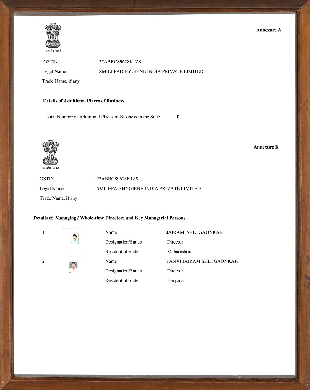 Certificate 6